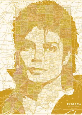 Michael Jackson Gold Map