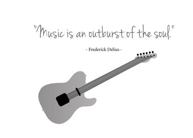 Guitars with famous quote