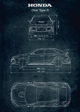 No100 Honda Civic Type R