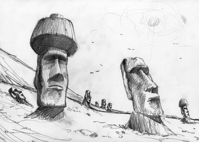 Rapa Nui drawing