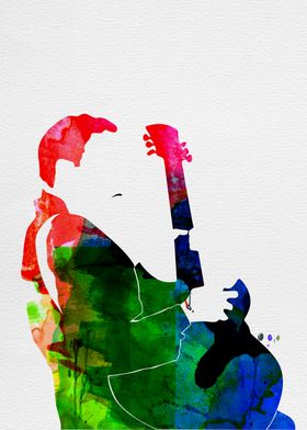 T Bone Walker Watercolor