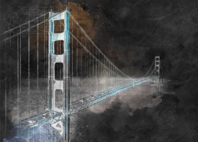 golden bridge archi sketch