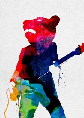 Teddybear Watercolor