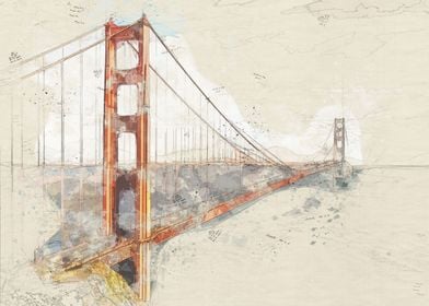 golden bridge archi sketch