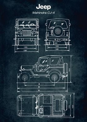 No117 Jeep Mahindra CJ 4