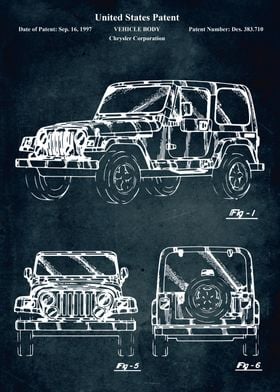 No541 Jeep Vehicle Body 