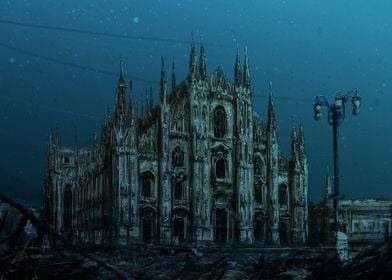 Milan Cathedral sea