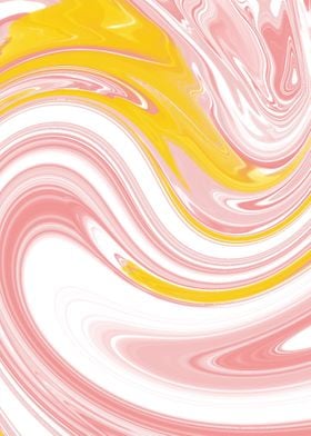 Pink Yellow Marble Texture