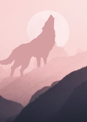 Wolf in the mountains