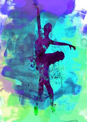 Ballerina Watercolor V