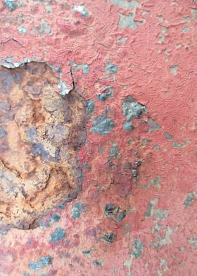 Pink and Rust I