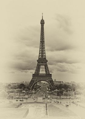 Retro Eiffel Tower