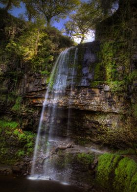 Henrhyd Falls at Coelbren