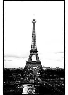 Retro Style Eiffel Tower