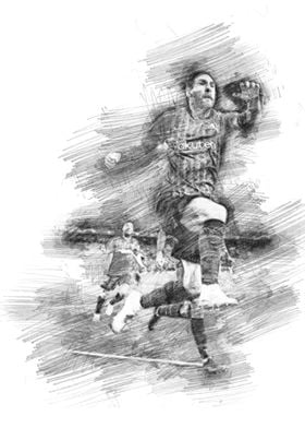 lionel messi sketch