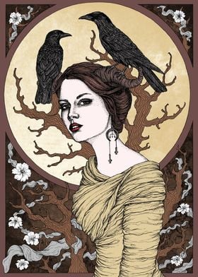 Girl With The Crows