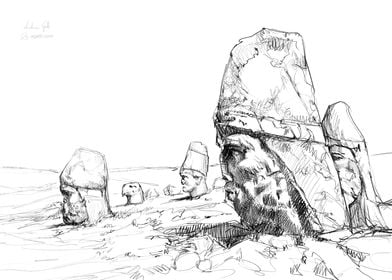 Nemrut drawing