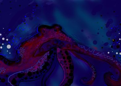 Octopus in sea 2