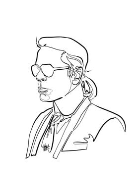 Lagerfeld Continuous Line
