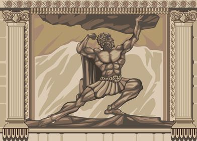 Hercules Posing Poster