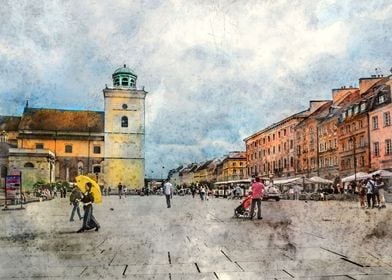 Warsaw city art