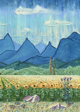 Mountain Sunflowers Part 1