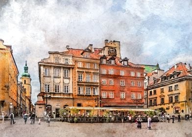 Warsaw city art