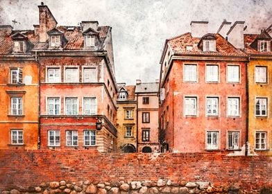 Warsaw city art