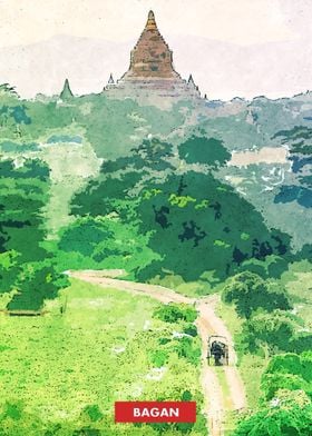 Bagan Temple Skyline