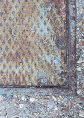 Sidewalk Metal Texture I