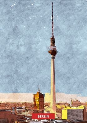 Berlin City Skyline