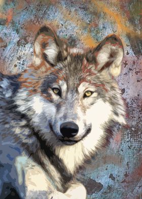 Wolf illustration