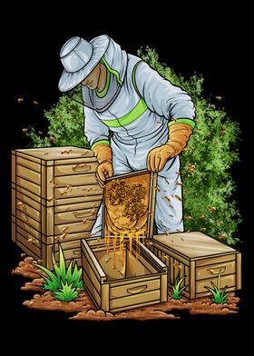 Beekeeper at Work