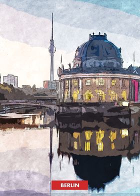 Berlin City Skyline