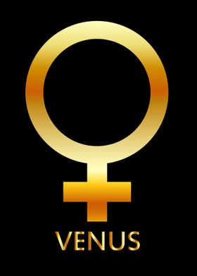 Venus zodiac symbol