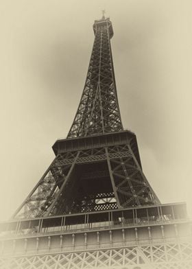 Clouds Over Eiffel Tower