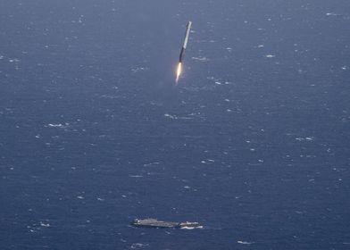SpaceX Ocean Landing
