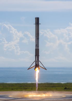 SpaceX Booster Landing