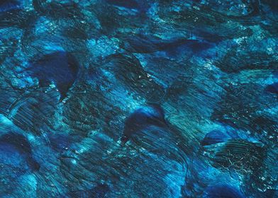 Blue waves artwork