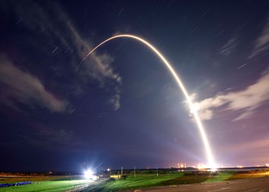 Epic SpaceX Launch Sky