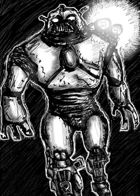 Evil Robot sci fi villian