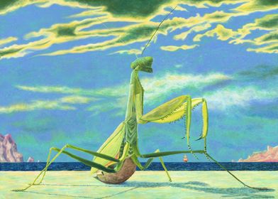 Huge Female Mantis