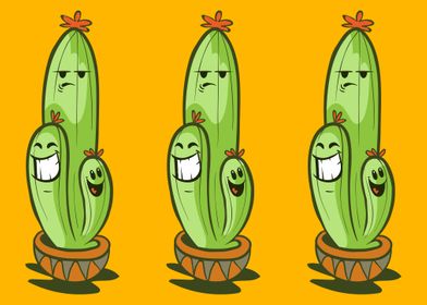 Funny Cactus illustration