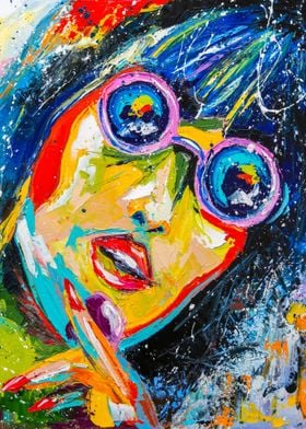 Girl in sunglasses