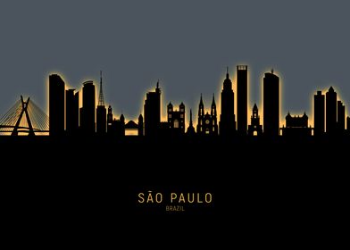 Sao Paulo Brazil Skyline