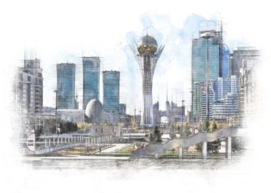 Kazakhstan Downtown Astana