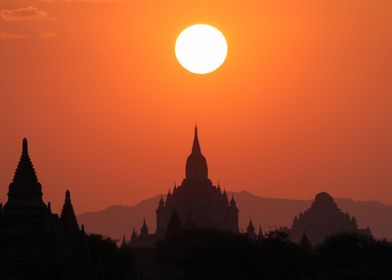 Bagan sunset