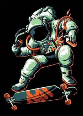 astronout in moon