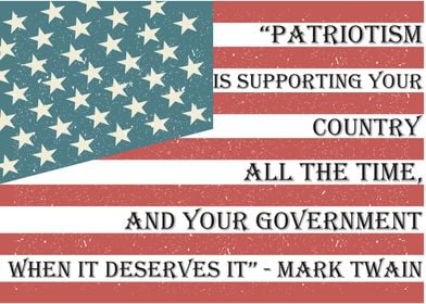 Patriotism By Mark Twain