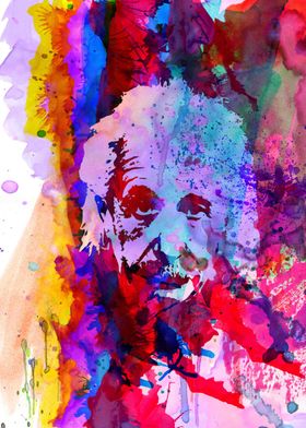 Einstein Watercolor